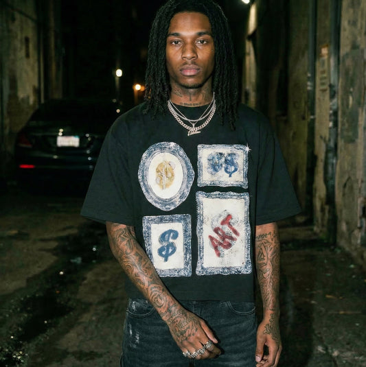 Frame Paid Tee - Onyx