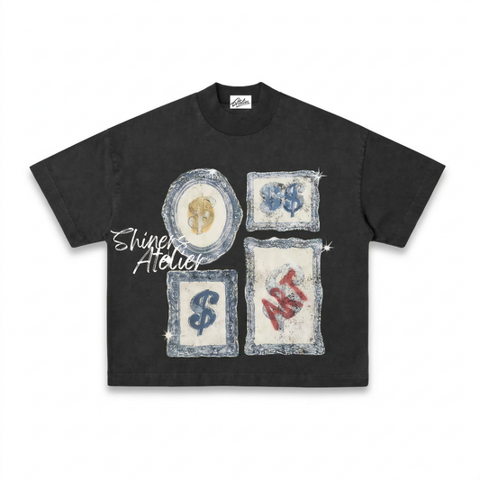 Frame Paid Tee - Onyx